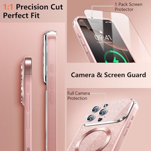 for iPhone 16 Pro Case with 360° Spin CD Stand & Screen Protector, by SIYUKBM - Used condition - Image 3