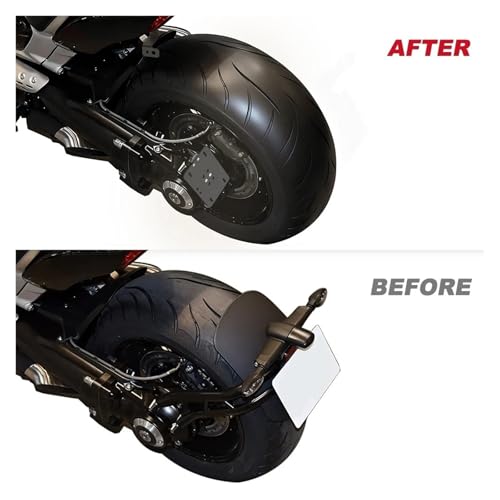 Support de Plaque Moto pour Triumph Rocket en Aluminium Robuste - 6