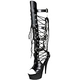  Pleaser Delight-699 - Sexy Plateau High Heels 35-45, Größe:EU-39 / US-9 / UK-6