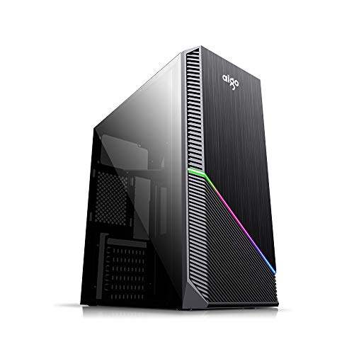 Aigo Rainbow Nero Case ATX per PC Gaming 0.35MM