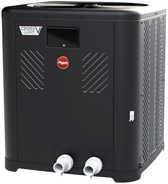 Raypak Crosswind V Pool Heat Pump - Spa and Pool Heater with Free Wi-Fi for Fleet Monitoring, Hybrid Heating for Above Ground and In-Ground Pools