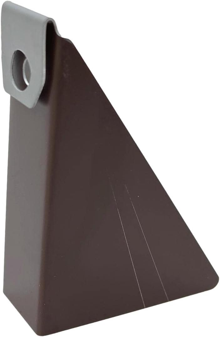 (10 Pack) Brown Aluminum Steep Gutter Wedges for 5 Inch KStyle Gutters