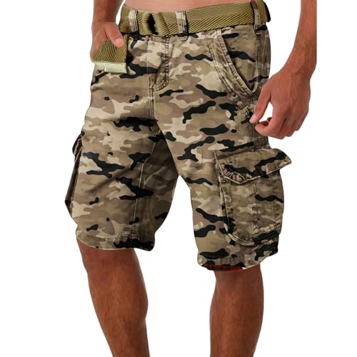 FONMA Shorts Cargo para Hombre Verano Casual Outdoor miniatura 1