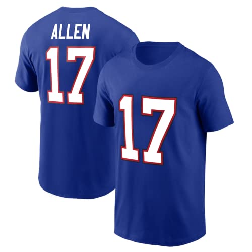 Josh Allen #17 Buffalo Football Cotton Shirt Jersey
