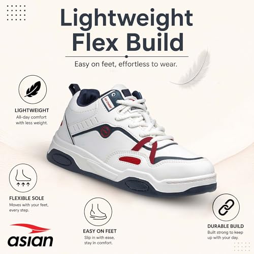 Image of ASIAN Men's Vegas-11 Sneakers | Lightweight Walking Sneakers for Men | Cushioned Sneakers for Daily Use, Office, & Travel