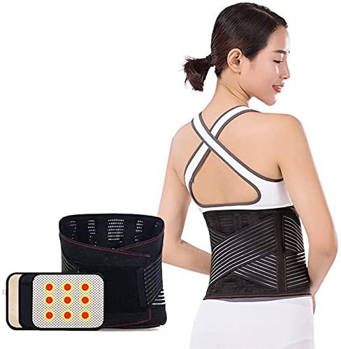 Faja lumbar transpirable con soporte de acero y magnetismo, talla XL miniatura 3