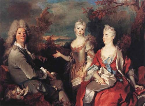 Tableau l'artiste et sa famille Nicolas De Largillière pour habiller un mur vide