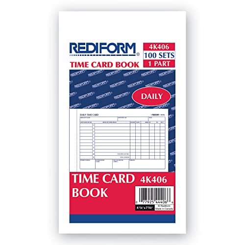 RED4K406 - Employee Time Card by Rediform
