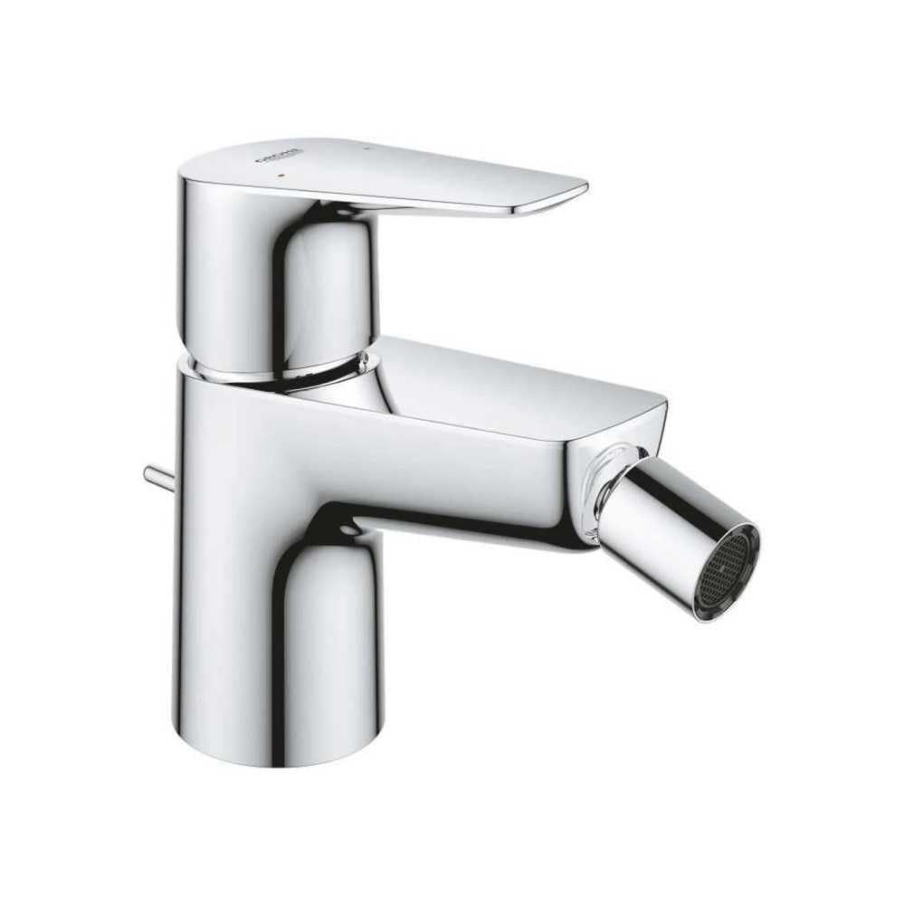 Grohe Start Edge Miscelatore Monocomando per Bidet, Cromo, Scarico a saltarello 1 1/4", Installazione veloce, 23345001