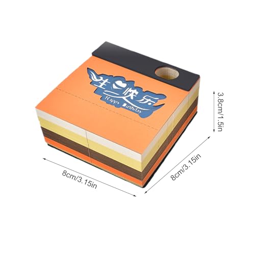 Notes 3D à découper vintage pour bureau et planificateur créatif