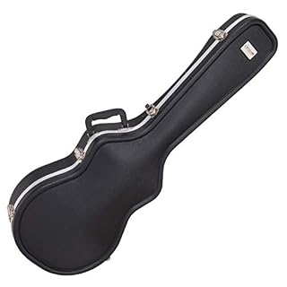 Kinsman KGC8670 Étui ABS pour Guitare électrique forme LP Noir - Les Beatles, Paul McCartney, John Lennon, RIngo Starr, George Harrison