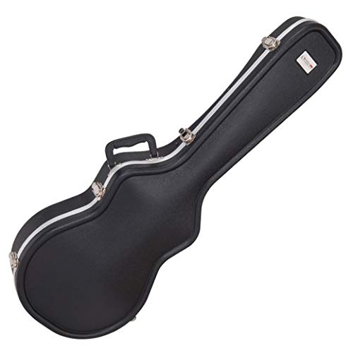 Kinsman KGC8670 Étui ABS pour Guitare électrique forme LP Noir - Les Beatles, Paul McCartney, John Lennon, RIngo Starr, George Harrison Kinsman KGC8670 Étui ABS pour Guitare électrique forme LP Noir