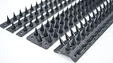 Prikkastrip Eco Fence Wall Spikes Garden Security Anti climb cat/intruder deterrent (5m, Black)