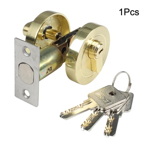 Serrure de porte intérieure robuste clé chambre sécurité maison - 6