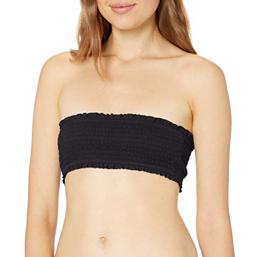 Billabong Women's Tube Bikini Top, Black Pebble, M