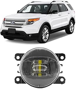 Concept Fog Lights For 2011-2015 Ford Explorer Replacement UNIVERSAL LED Fog Lights Left & Right Side