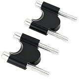 PETCHOR NC 7/8' Handlebar Riser, Clamp Motorcycle Riser, Bars Kit Rise 30mm Height, Compatible with Kawasaki Honda Suzuki ATV Dirt Bike Yamaha MT-07 MT-09 (Black)