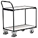 Produktbild WETEC Tischwagen, ESD, 975 x 524 x 980 mm, Ladeflächen 2 (Transportwagen Regalwagen Kommisionierwagen Etagenwagen)