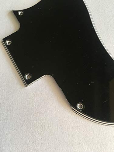 Pickguard pour guitare Gibson SG Special 2018 OD Mini Humbuckers (5 plis noir) - Les Beatles, Paul McCartney, John Lennon, RIngo Starr, George Harrison Pickguard pour guitare Gibson SG Special 2018 OD Mini Humbuckers (5 plis noir) – Image 6