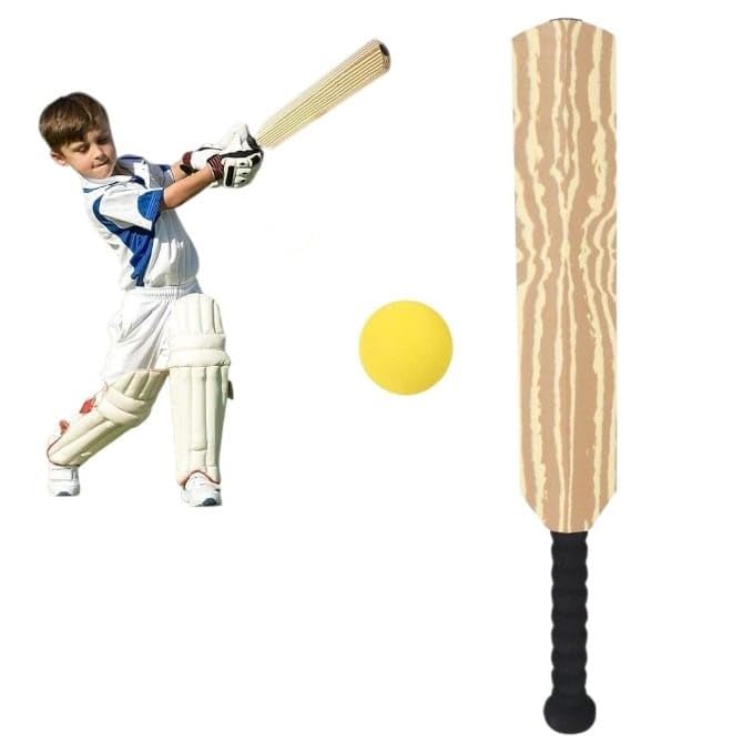 Foam Cricket Set Bat and Ball for Beginners – Lightweight Foam Bat & Ball for Indoor and Outdoor Play, Backyard Beach Cricket Sports Equipment (Not a Toy)