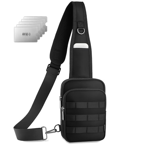 Bolso cruzado antirrobo ARVOK con bloqueo RFID para proteger tus pertenencias al correr