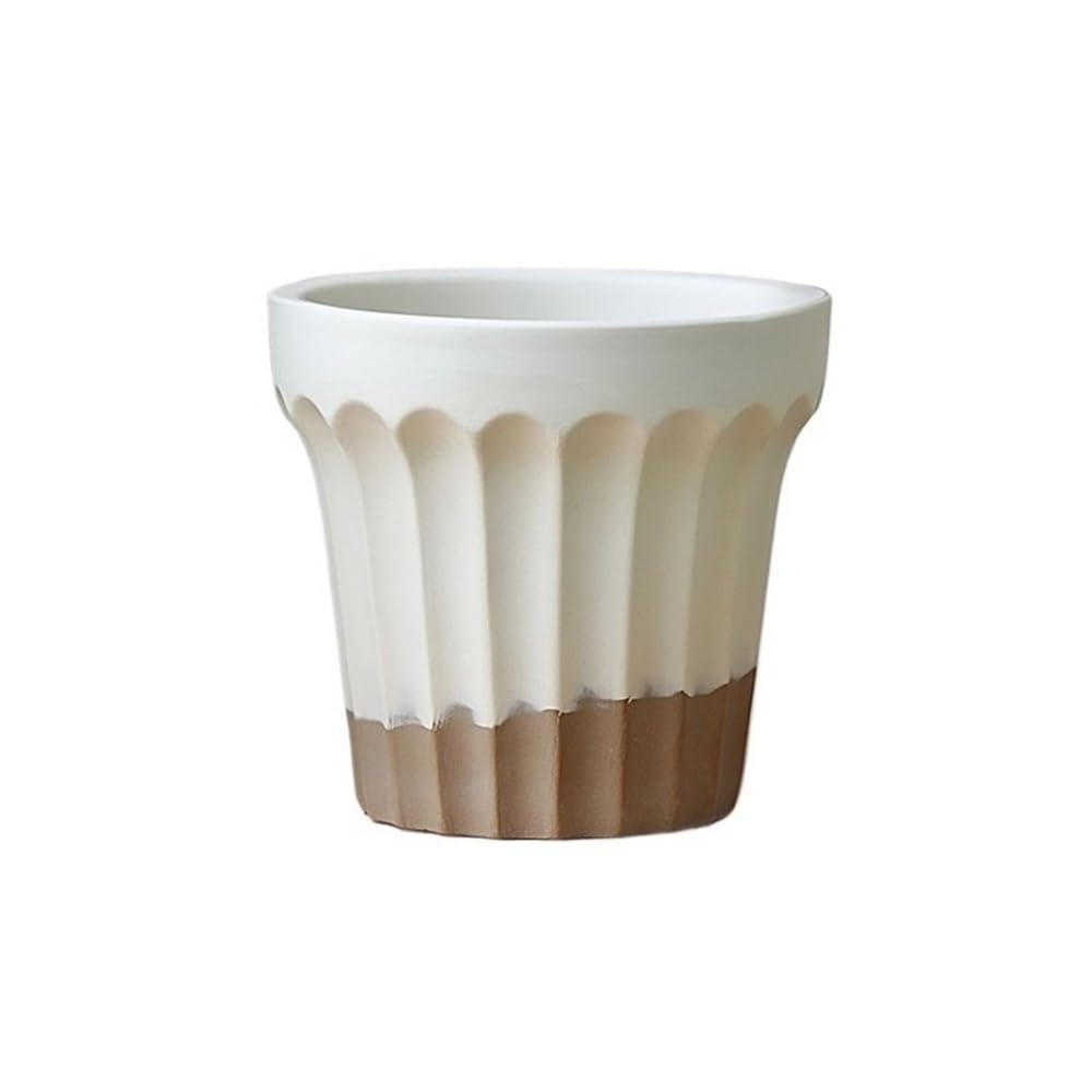 Z4T8M2K6G5 Indoor Plant Pots Ceramic Flower Pot Nordic Mixed Color Coarse Pottery Creative Home High-end Floral Garden Planters