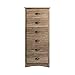 Prepac Salt Spring Rustic 6-Drawer Tall Dresser for Bedroom, Farmhouse Dresser Chest of Drawers 19