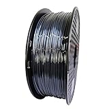 Matériel: PLA NO LOGO LSB-3D Prints, 1pc Silk Pla 3D Printer Filament 1.75mm Pen 3D Service 0,5 kg Impression Silky Gold Filament Rich Luster Matériau métallique Métal (Couleur : Noir)