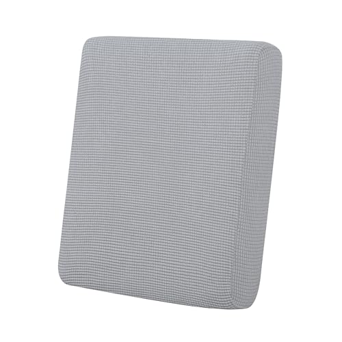 Image of Easy-Going Stretch 1 Piece Chair Couch Cushion Cover for Sofa | Sofa Cushion Furniture Protector Sofa Seat sofa slipcover Washable sofa cover soft with Elastic Bottom Silver Gray
