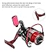 Ylwxzenith 10 Axis Aluminum Alloy Reel, Sturdy Metal Fishing Accessory, Foldable Design for Easy Storage, Adjustable Release Force Button, Blade Main Line Design for Long Term Com