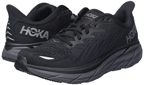 Image of HOKA ONE ONE Clifton 8 Black /Black 7.5 D (M)