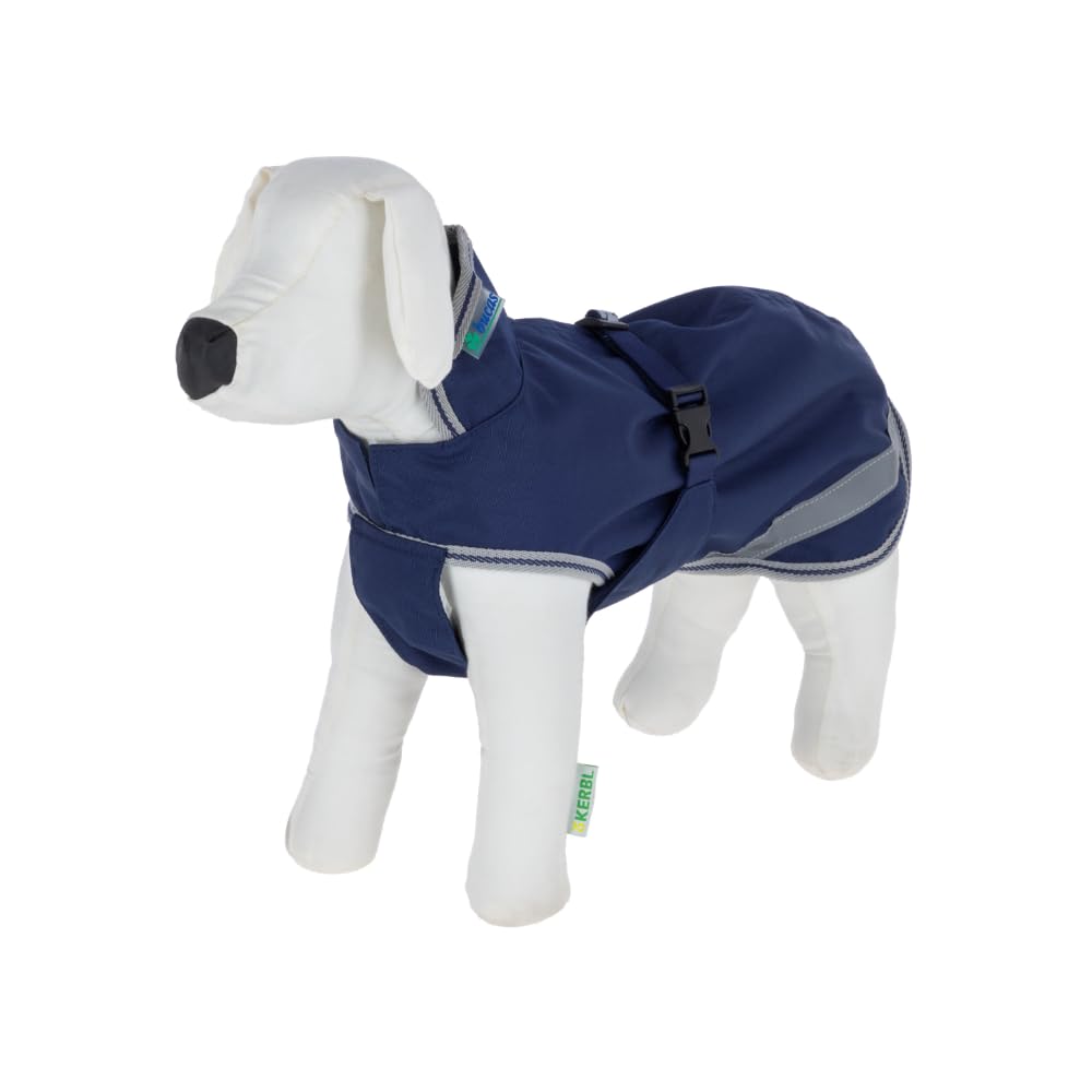 Bucas Hundemantel Freedom, Blau, Größe XXL, Länge 60 cm, Halsumfang 64 cm