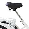VonVVer 26 Inch Tricycle for Adult - Adult Tricycle 6 Speed 3 Wheel Trike Bike Height Adjustable Cargo Trike 110KG Load Cruiser Bikes with Basket for Women Men Outdoor Sports Shopping (Black) (White) #3