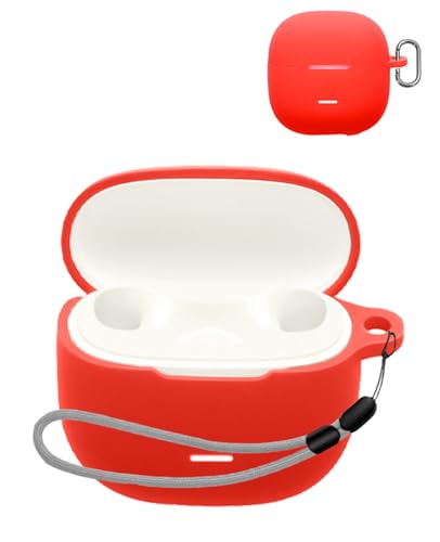 Redmi Buds 8 Active �p �P�[�X �J�o�[�yYANMONGI�z���C�����X �C���[�z�� �ی�J�o�[ �V���R�� �[�`�F�[���t�� ��LED���C�g �ϏՌ� �����h�~ �h�� �h�o �w��h�~ �L�Y�h�~ �[�d�֗� Redmi Buds 8 Active