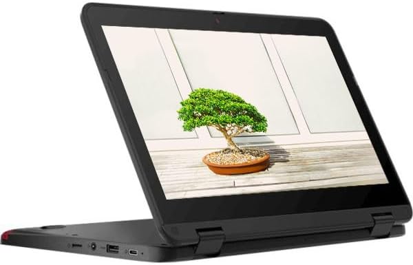 Lenovo 2024 Convertible 2-in-1 Lightweight Chromebook, 11” HD IPS Touchscreen, Intel Processor Up to 2.60GHz, 4GB Ram, 32GB SSD, Super-Fast WiFi, Chrome OS, Dale Black (Renewed) : Electronics