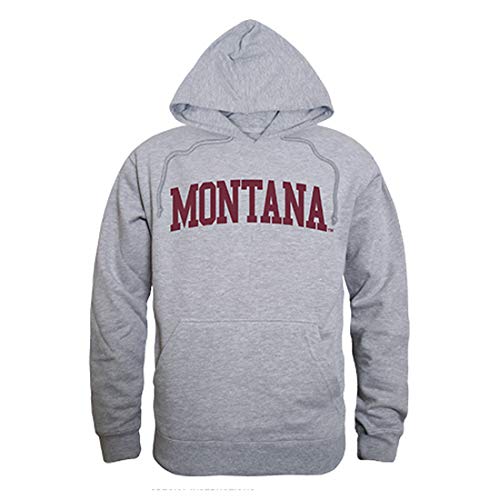 W Republic NCAA Montana Grizzlies Unisex 503Game Day Hoodie, Heather Grey, XX-Large