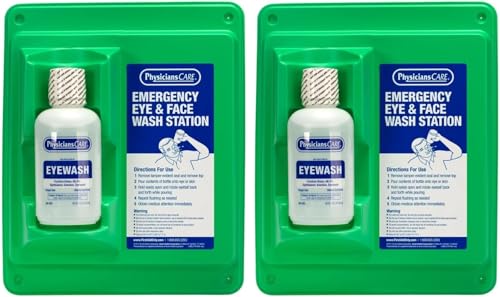 Spill Magic PhysiciansCare Eyewash Green Single- 16 oz. (Pack of 2)