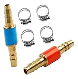 [SPEZIFISCHE FUNKTIONALITÄT] Der Sauerstoff-Rückschlagsicherungsdraht ist ausschließlich for die Verwendung mit Sauerstoff vorgesehen, während das Acetylen-Modell for Acetylen, Stadtgas, Flüssiggas und Propan geeignet ist und sich somit for verschiedene Anwendungen eignet.