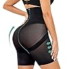 MERYOSZ-Tummy-Control-Shapewear-for-Women-High-Waist-Waist-Trainer-Shaper-Slip-Shorts-Butt-Lifter-Thigh-Slimmer-Panties MERYOSZ Tummy Control Shapewear for Women Seamless High Waist Trainer Shaper Slip Shorts Butt Lifter Thigh Slimmer Panties (Black, L)