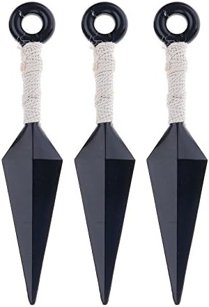 WEKA 3PCS Portable Plastic Big Kunai Throwing Dart Kid Japanese Ninja Cosplay Toy