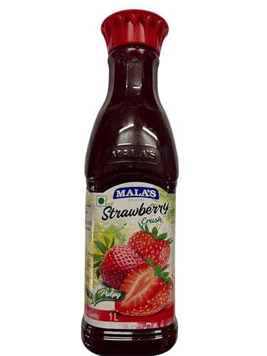 Image of MALAS Strawberry Crush Thick Liquid, 1000Ml, Pack of 1