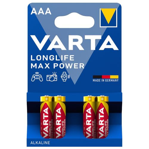 VARTA Batterien AAA, 4 Stück, Longlife Max Power, Alkaline Micro-Batterie – Ansicht 2