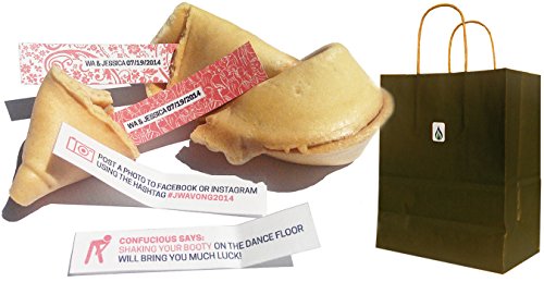 Greenfire Custom Fortune Cookies, Bulk, Traditional Vanilla, Kosher (60 Count) #TOP16
