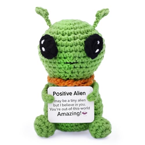 Imagen de Alien de Ganchillo, Peluche Amigurumi Hecho a Mano