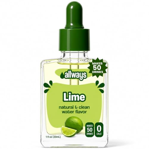 Image of Allways Drops Lime Water Enhancer | Sugar Free | 50 Servings