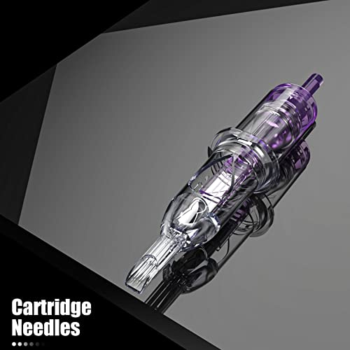 Image of Wormhole Tattoo Cartridge Needles, 20pcs 13RM Disposable Tattoo Needle Cartridges Standard 13 Curved Magnum for Tattoo Pen Tattoo Cartridge Machine Permanent Makeup Tattoo Supplies (1213RM)