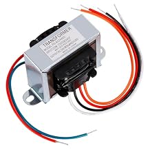 24v 50va Control Transformer, Primary 120, 208, 240V Secondary 24V Isolation HVAC Furnace Transformer Multi Tap