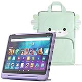 Amazon Fire HD 10 Kids Pro tablet (newest gen)| ages 6–12 | 10.1" brilliant screen, parental controls, 32GB + Carrying Case for Amazon Kids Tablets
