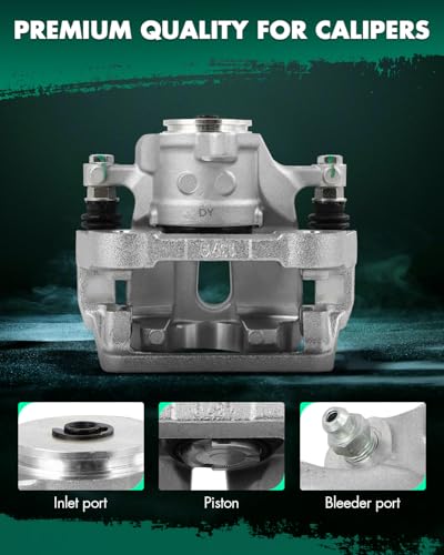 Image of SCITOO Rear Passenger Side Disc Brake Caliper 19B6689NM Compatible For Volvo For S60 2011-2018,For Volvo For S80 2011-2016,For Volvo For V60 2015-2018,With Bracket 1PC