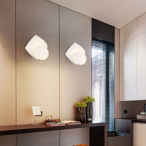 Aplique de pared LED 5W giratorio con luz blanca cálida 7
